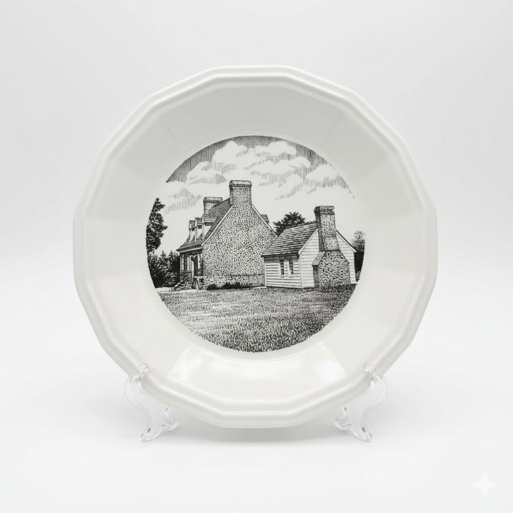 VINTAGE LUCILLE S PIPER MEMORY PLATE 1870